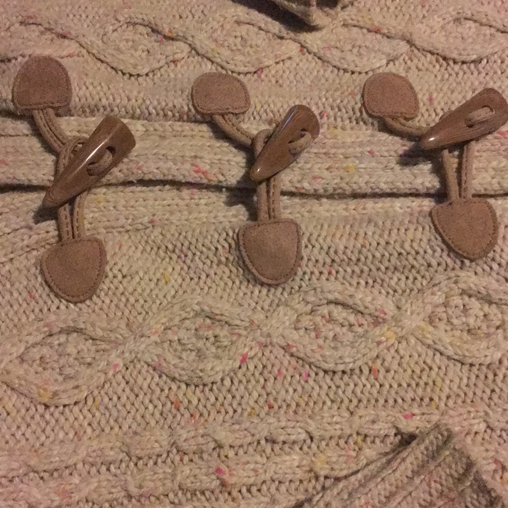 MERONA Women’s Cream colored cardigan sz S - Picture 4 of 4